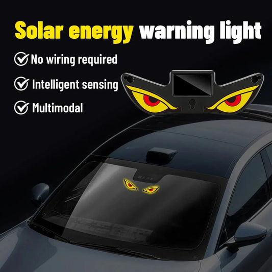 🔥Posledný deň – zľava 49 % – 🚗Solárna LED lampa do auta Demon Eye