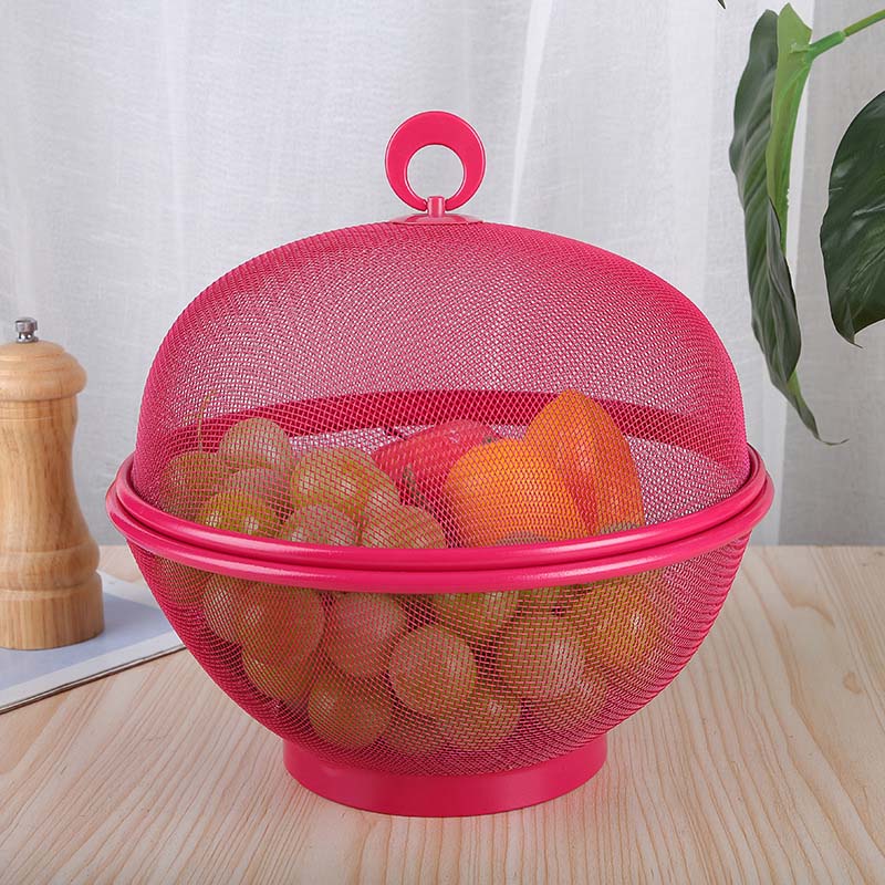 🧺 ČASOVO OBMEDZENÁ AKCIA 🍇 Uzavretý košík na ovocie s vekom – priedušná sieťovina, odkvapkávacia funkcia ✨