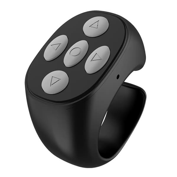 🤳Časovno omejen 50 % popust⚡ Daljinski upravljalnik Bluetooth Ring, 10-metrsko orodje za selfije na daljavo, aplikacija ni potrebna, naprava za obračanje strani