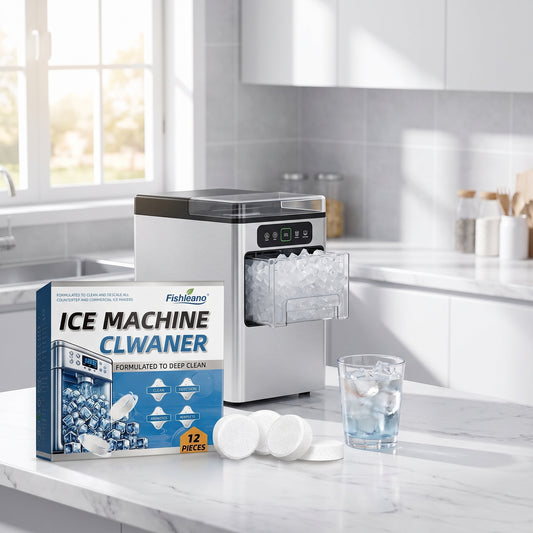 Časovno omejen 50 % popust 💧 Tablete za odstranjevanje vodnega kamna in čiščenje ledomatov - izdelek za globinsko čiščenje, preprečevanje nabiranja vodnega kamna in antibakterijski izdelek 🧊