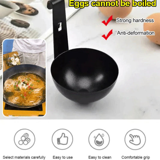 🍲Časno omejen 50 % popust🥚Parnik za jajca z obešenim robom, gospodinjski kuhalnik mehko kuhanih jajc s premazom proti prijemanju/majhna posoda