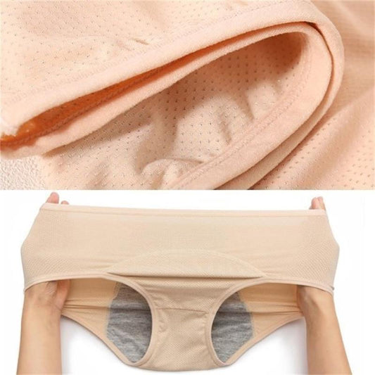 Časovno omejen 50 % popust💧 Troslojne menstrualne hlačke z visokim pasom, ki zadržujejo vlago, neprepustno spodnje perilo za močan tok, menstruacijo in po porodu🩸