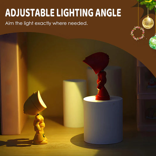 Mini stolná lampa Hero Cop Nočné svetlo