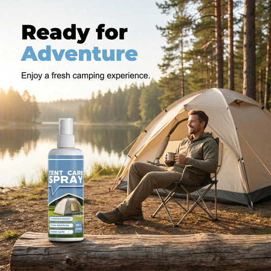 ⛺💦Čistiaci sprej na vonkajšie vybavenie: 2 v 1, odstraňuje škvrny a je vodeodolný