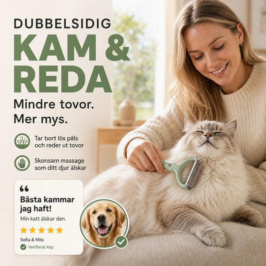 Dvostranska krtača za dlako hišnih ljubljenčkov | PET