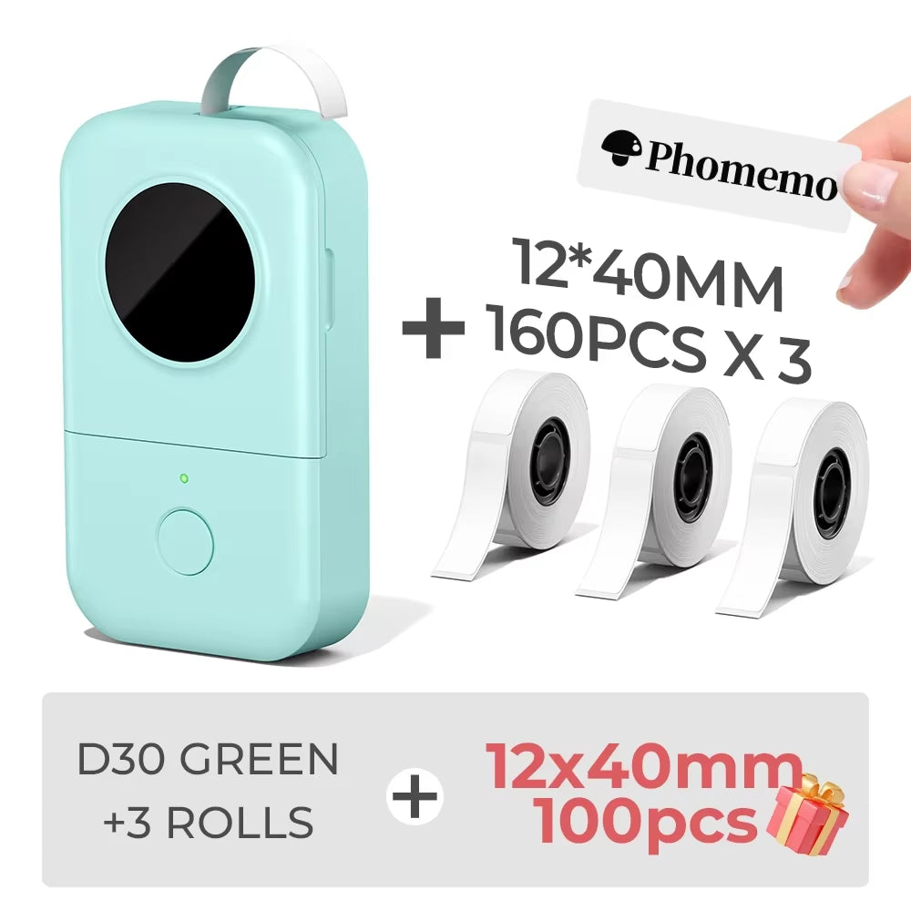 Tepelná tlačiareň štítkov Phomemo D30