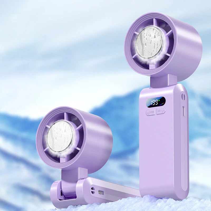❄️ZĽAVA!💨 Prenosný ventilátor s rozprašovaním vody – 3 nastavenia rýchlosti, chladenie rozprašovaním – Platba pri doručení ⚡✅