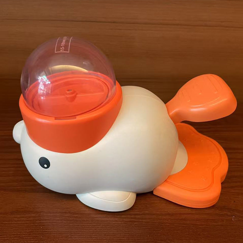 🦆Malá žltá kačička - hračka na dávkovanie jedla stlačením, kŕmidlo pre psov 2 v 1 na vzdelávacie a pomalé kŕmenie🧩✨