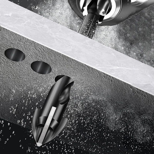 Sada 4-hranných krížových vrtákov, 7 ks