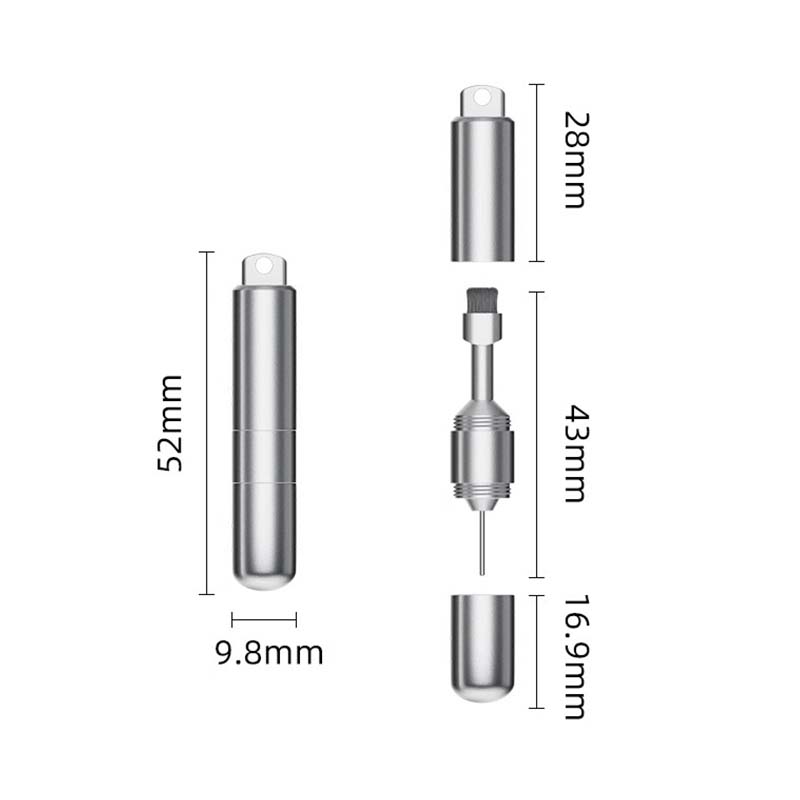 🔥2 v 1 kefka na čistenie slúchadiel a špendlík na vybratie SIM karty