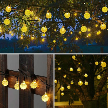 Časovo obmedzená ponuka ✨ Solárne bublinkové svetlá | Ambientné dekoratívne osvetlenie pre vašu terasu s nulovými nákladmi na elektrinu 🌳🏡