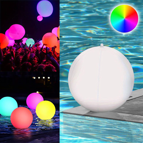 🏊40cm LED plavák s diaľkovým ovládaním｜Nevyhnutnosť na vytvorenie atmosféry na párty pri bazéne a na terase✨