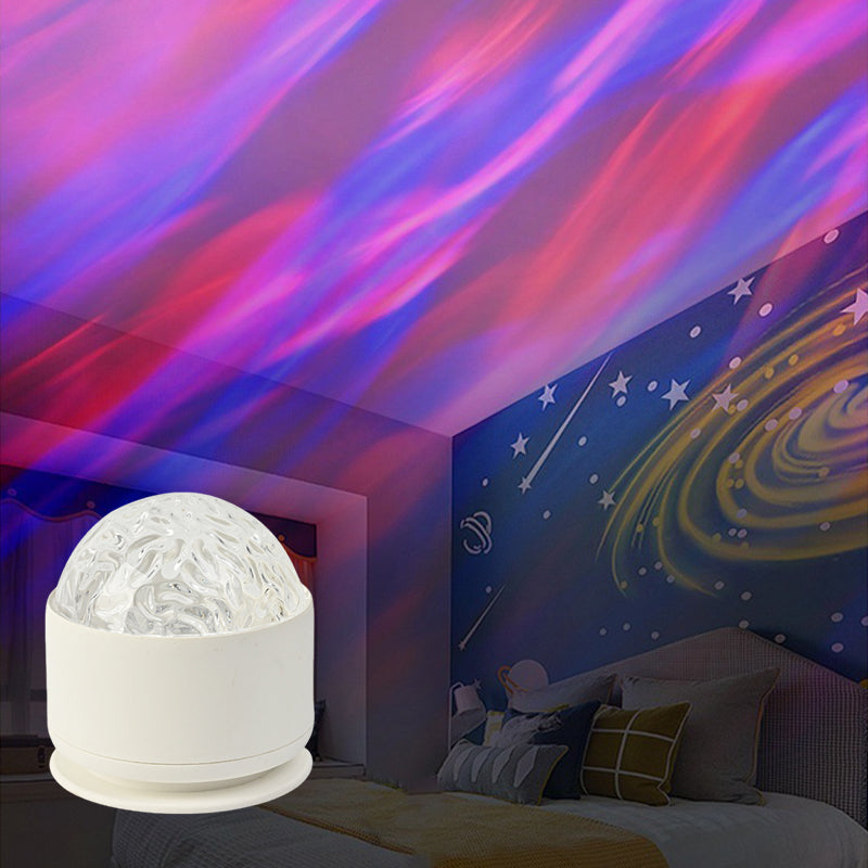 🌌Nočné svetlo s projektorom Aurora｜16-farebné dynamické svetlo a tieň, magické zariadenie na vytvorenie upokojujúcej a uspávajúcej atmosféry v spálni📡