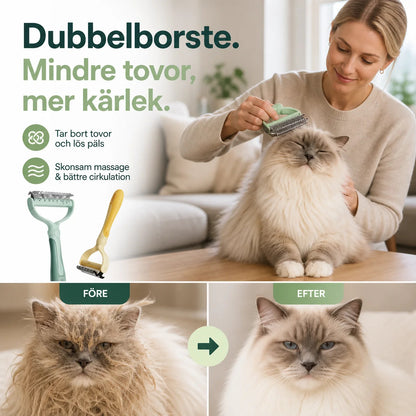 Dvostranska krtača za dlako hišnih ljubljenčkov | PET