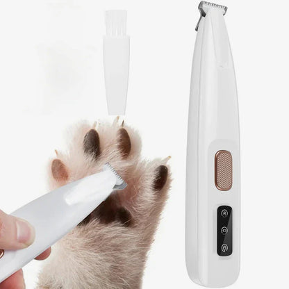 🔦LED strihací strojček na domáce zvieratá｜Tichý, vodeodolný elektrický strojček na labky a oči mačiek a psov🐱🐶