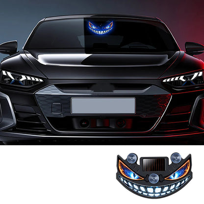 Časovno omejen 50 % popust 🌃 Opozorilna lučka Demon Eye na sončno energijo, občutljiva na vibracije, brezžična ambientalna lučka za avtomobile 👿