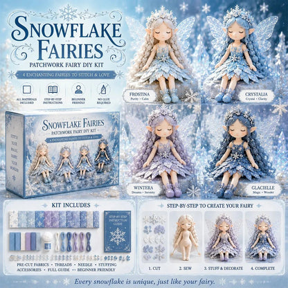 🧚Sada na šitie Fabric Fairy｜Kompletná sada materiálov pre začiatočníkov, taška na šitie bez lepidla🧵