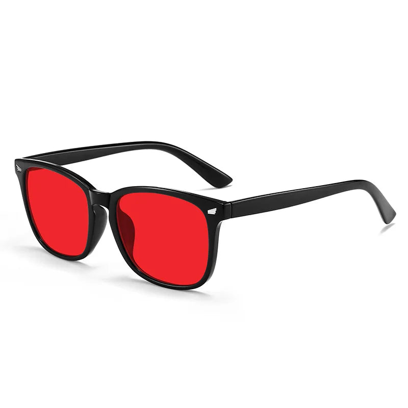 👓Okuliare s červeným rámom odolné voči žiareniu