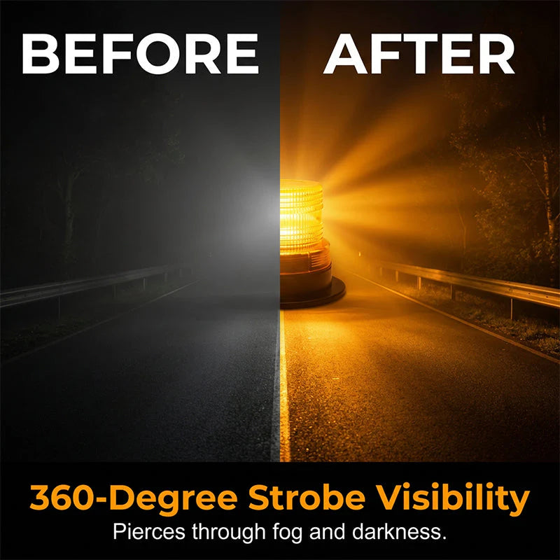 🚗🚨 Magnetické LED výstražné blikacie svetlo ✨