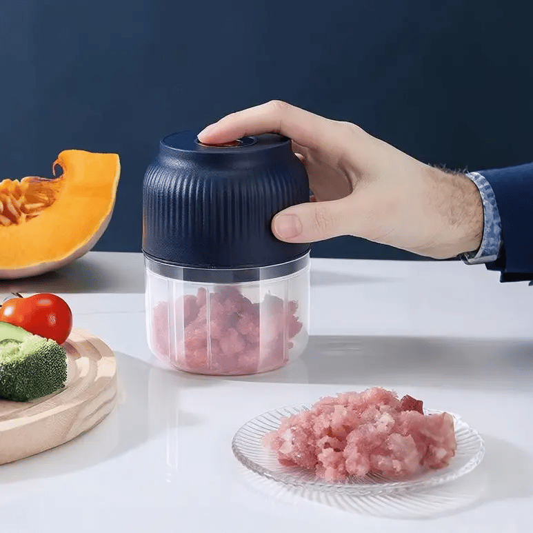 💎 Bezdrôtový mini elektrický lis na cesnak – výkonný, ľahké drvenie a ľahké čistenie