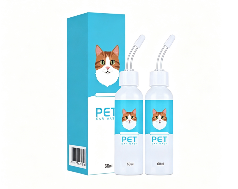 Časovo obmedzená 50% zľava🔥 Univerzálny roztok na čistenie uší pre mačky a psy, proti svrbeniu, čistenie uší a odstraňovanie roztočov z uší 👂🐾