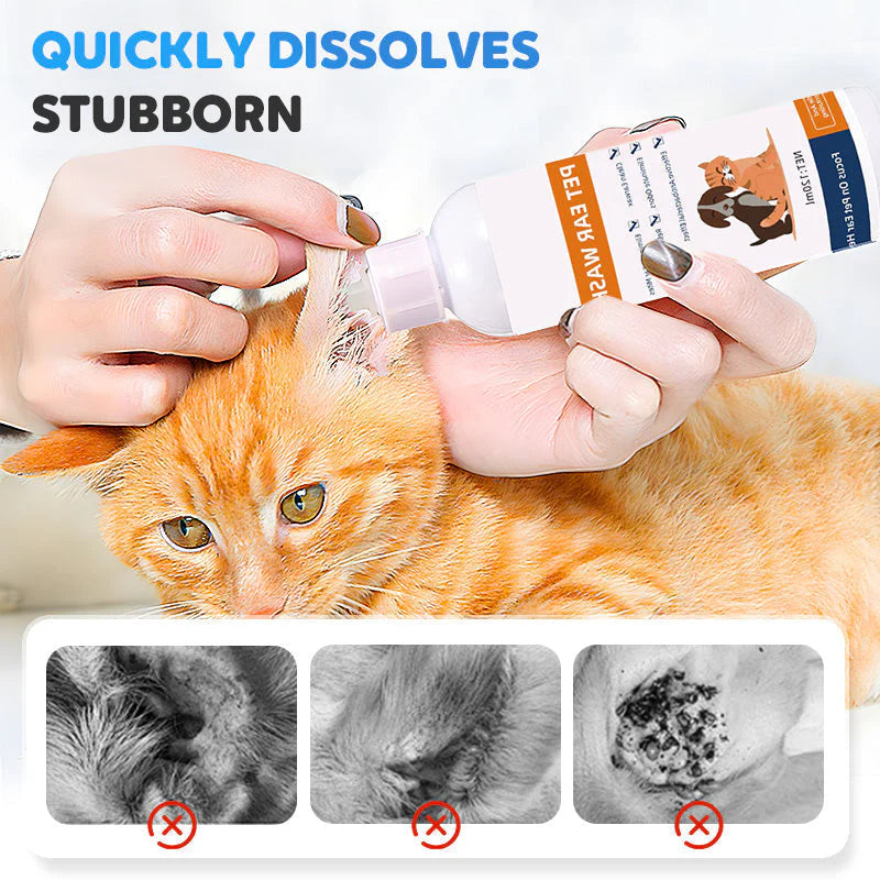 🐱Čistič uší pre domáce zvieratá (účinne ničí Malassezia a iné druhy plesní)
