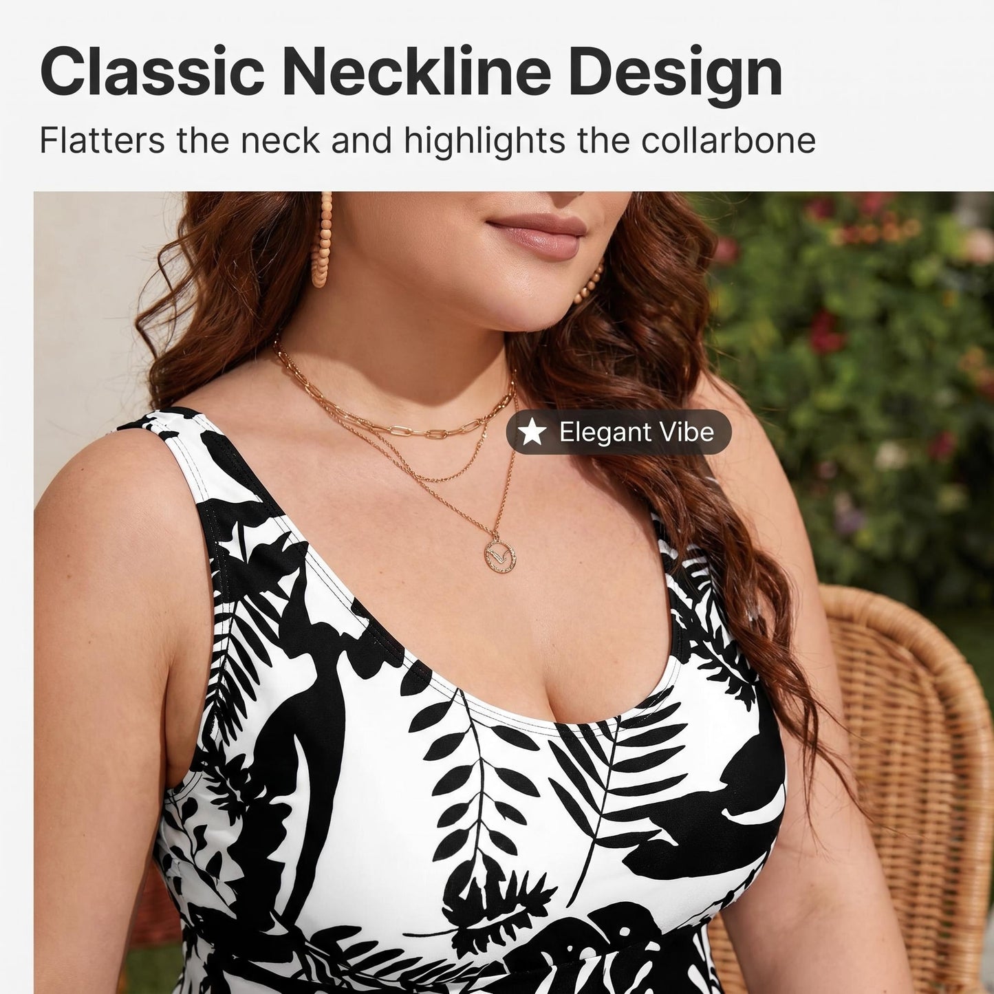 🌼50% zľava💧 Jednodielne plavky s kvetinovou potlačou, plus size, lichotivé a zoštíhľujúce, ideálne na dovolenku.