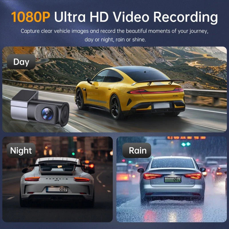📷 Palubná kamera 1080P Full HD – Wi-Fi, nočné videnie a G-senzor | Autokamera, dôkaz pri nehode 🚗🌙📡