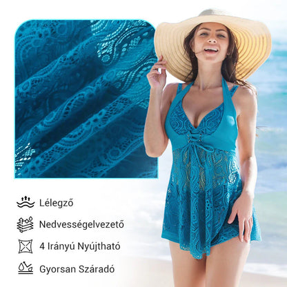 👗Dámské plavky s rozparkom a výstrihom