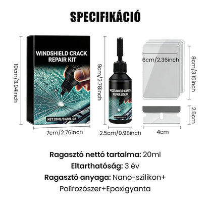 Gél na opravu škrabancov na skle