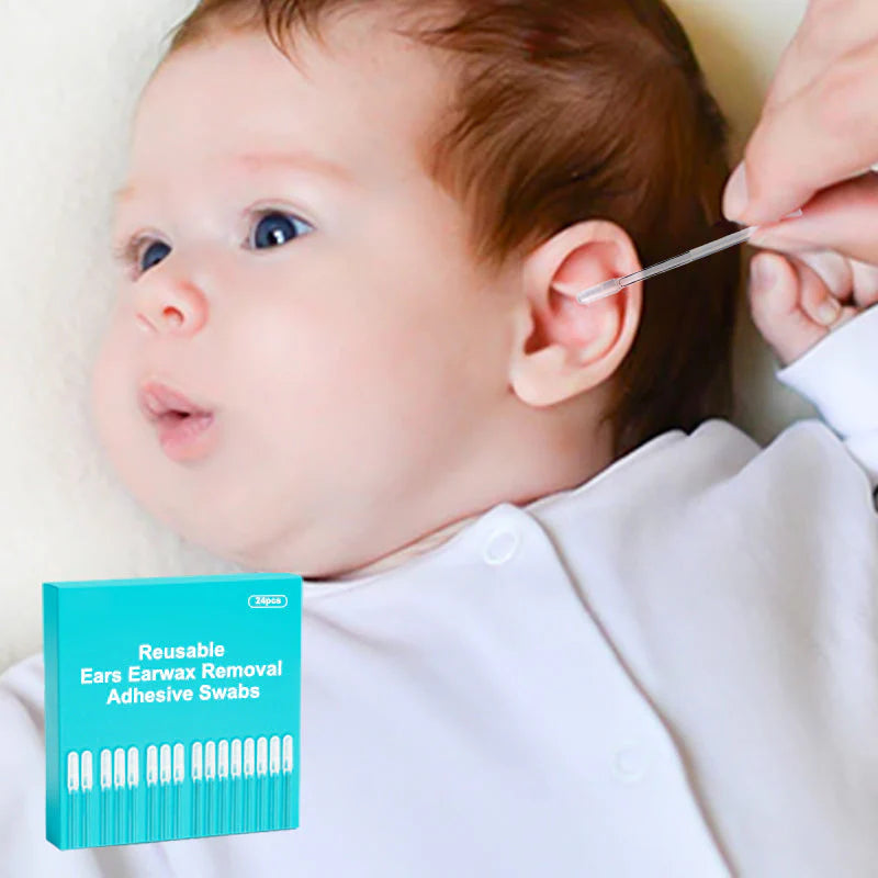 💖Opakovane použiteľné lepiace tampóny na bezpečné odstránenie ušného mazu – jemné a účinné 👂