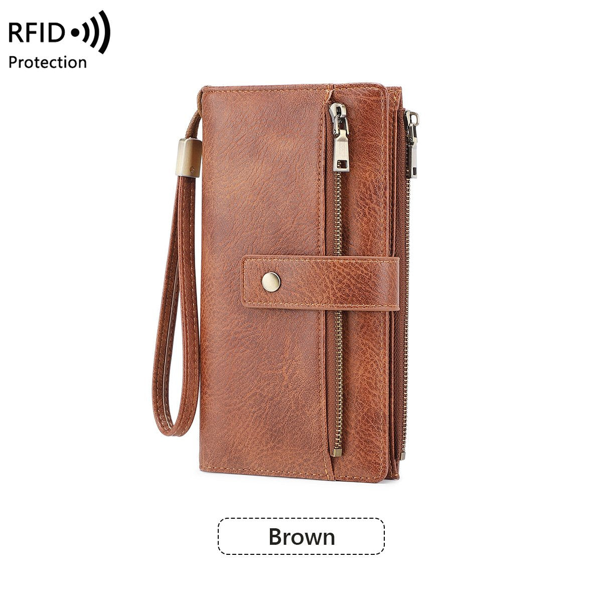 Dámska kožená peňaženka s RFID ochranou