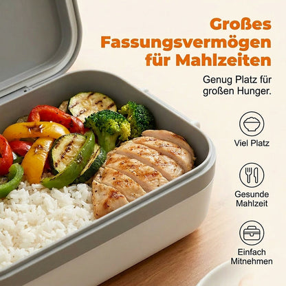 🍱7200mAh bezdrôtový samoohrievací obedár｜Prenosné zariadenie na ohrievanie jedla, ktoré nevyžaduje plnenie vodou🔥🚗