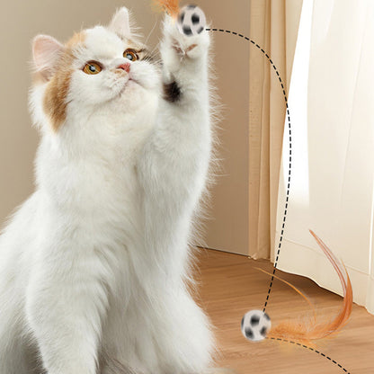 🐱Interaktívna loptička pre mačky s pružinou