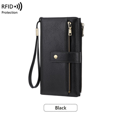 Dámska kožená peňaženka s RFID ochranou