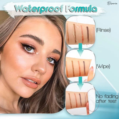 3D vodeodolné mikrobladingové pero na obočie (2 kusy)