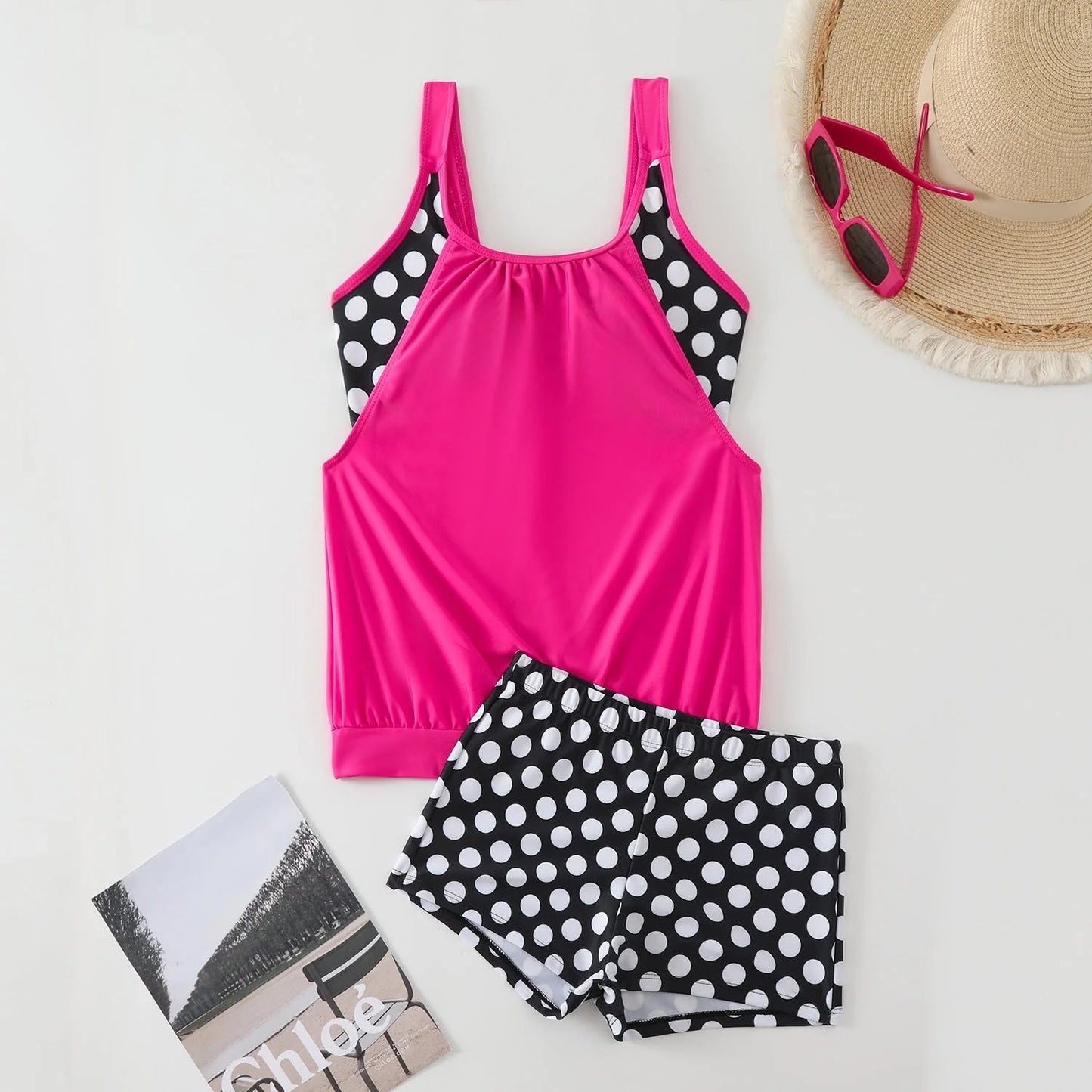 👙 Ženske dvodelne kopalke s pikami – Elegantne in udobne poletne obleke! Genfien