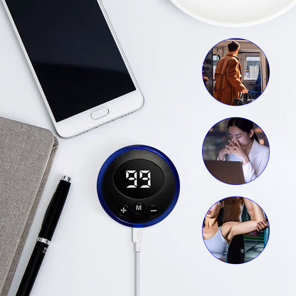 Prenosný masážny prístroj 8 v 1 - LCD úľava od bolesti