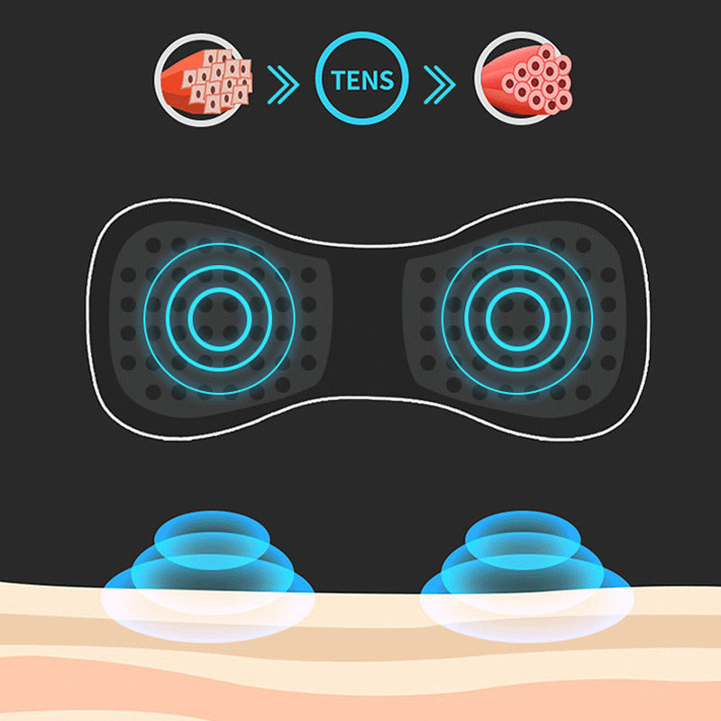 Prenosný masážny prístroj 8 v 1 - LCD úľava od bolesti