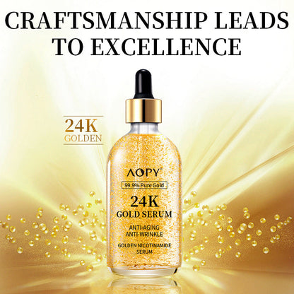 【🎁Čím viac nakúpite, tým viac ušetríte】Sada na lifting a spevnenie pleti Royal Gold: sérum + nočný krém - spevňujúca a proti starnutiu