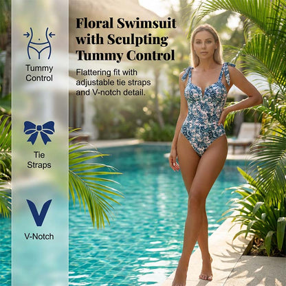 👙 Dámske jednodielne plavky s potlačou – trendy, tvarujúce a pohodlné 🌺🌊