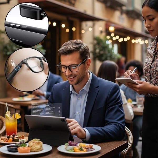 Časovo obmedzená zľava 🎶 Inteligentné okuliare s umelou inteligenciou, Bluetooth hudba a volania 2 v 1 ☀️