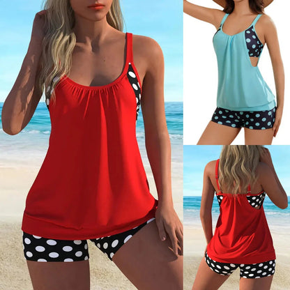 👙 Ženske dvodelne kopalke s pikami – Elegantne in udobne poletne obleke! Genfien