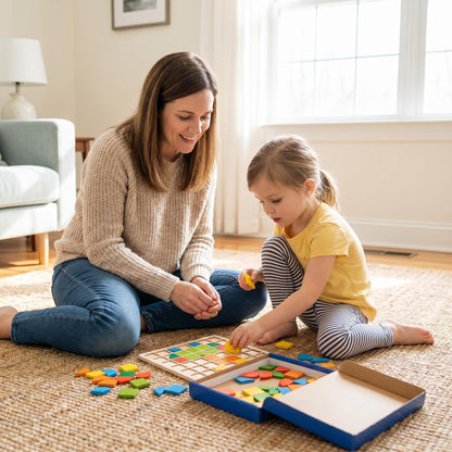 🧩 Rozvíjajte kognitívne schopnosti – Farebné drevené puzzle so zvieracími motívmi – Platba pri prevzatí 🦁️✨
