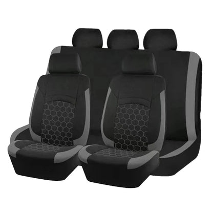 🚗9-dielna univerzálna sada poťahov na autosedačky pre 5 sedadiel, vodeodolná, odolná voči škvrnám, elastická, ochrana celého sedadla🧼