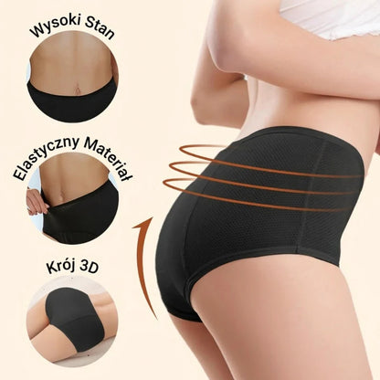 【Tri položky】👙2026 Vysoko kvalitná hygienická bielizeň s vysokým pásom, ktorá účinne zabraňuje bočnému úniku