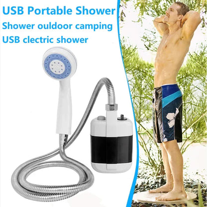 🚿Vonkajšia prenosná sprcha s napájaním cez USB