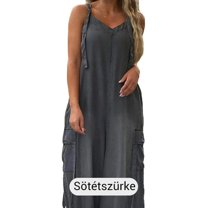 👗Dámske voľné nohavice s širokými nohavicami a vreckami