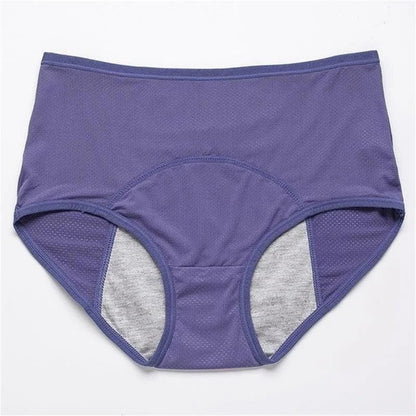 Časovno omejen 50 % popust💧 Troslojne menstrualne hlačke z visokim pasom, ki zadržujejo vlago, neprepustno spodnje perilo za močan tok, menstruacijo in po porodu🩸