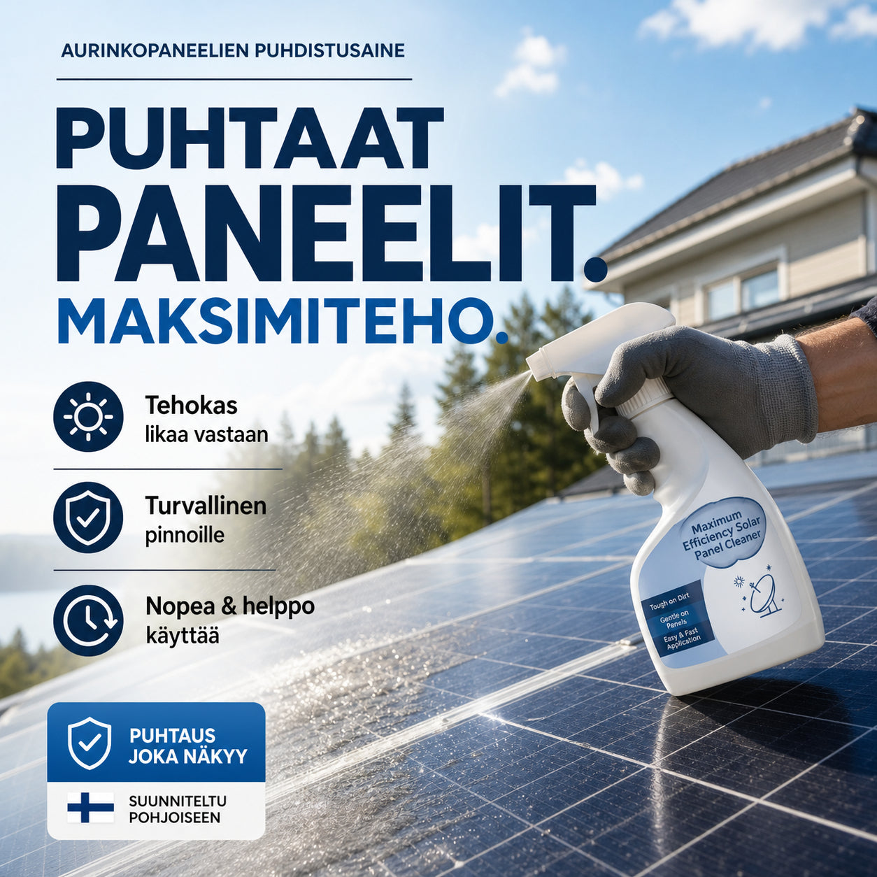 Čistilo za sončne celice fotovoltaičnih panelov | SOL